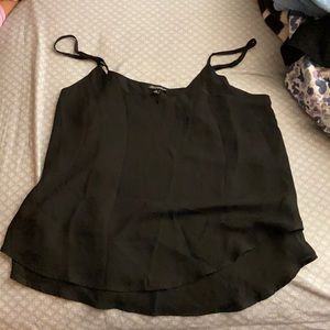 Black tank blouse